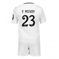 Camiseta Real Madrid Ferland Mendy #23 Primera Equipación para niños 2024-25 manga corta (+ pantalones cortos)